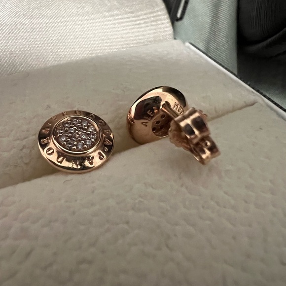 Pandora Rose Gold Earrings - Picture 5 of 6